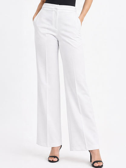 High-Waist Tailored Trousers