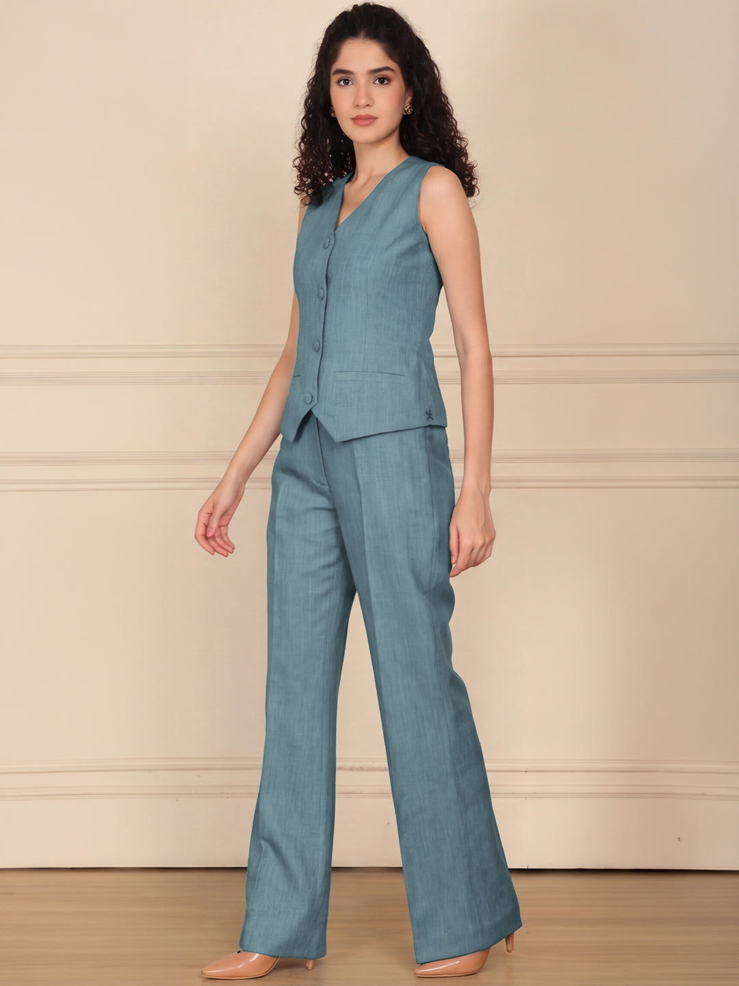 Exude Linen Power Pair (Blue)