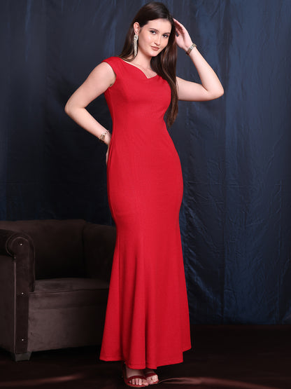 Exude Midnight Majesty Off Shoulder Classic Gown