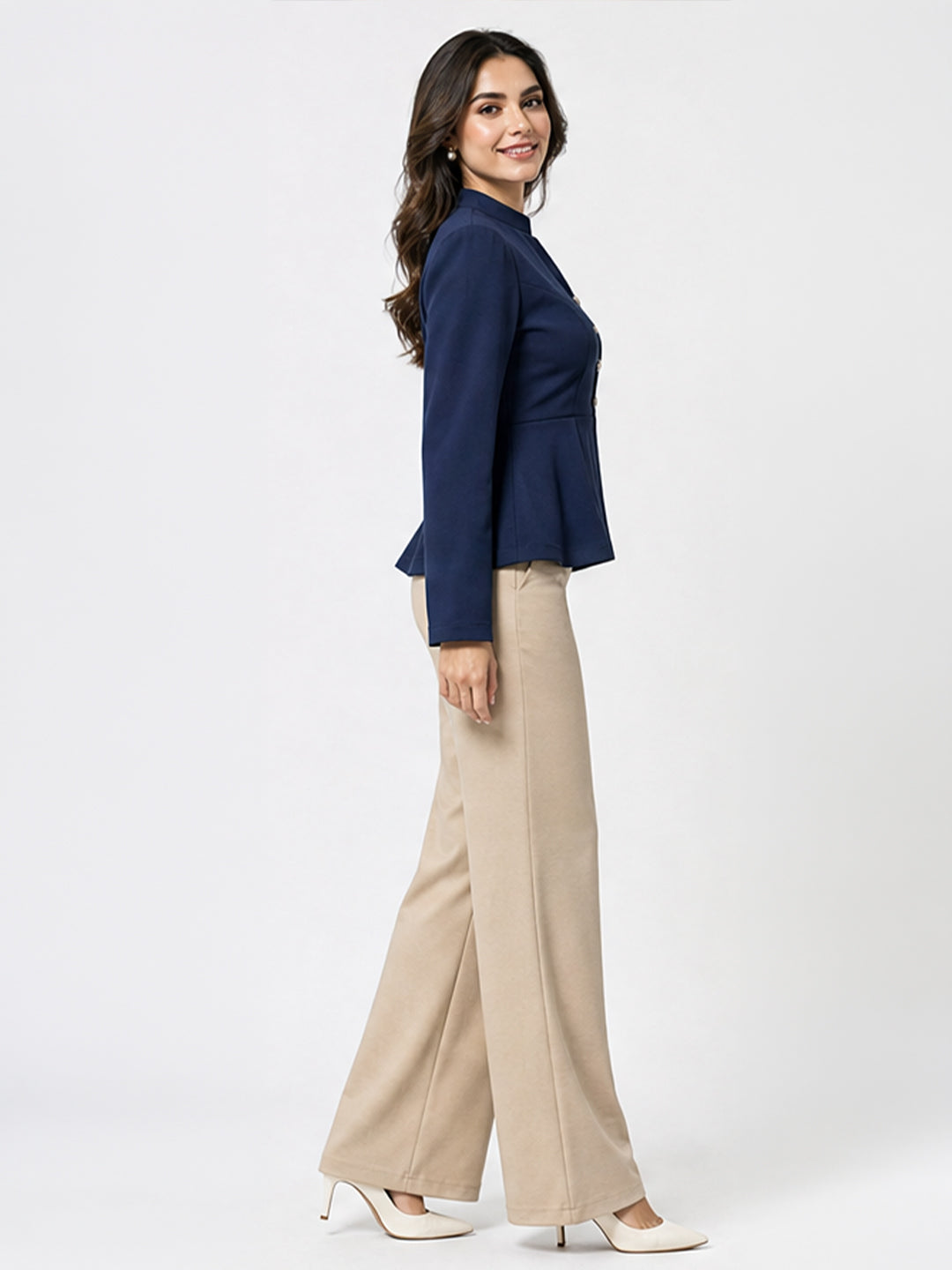 Structured Peplum Co-ord Set