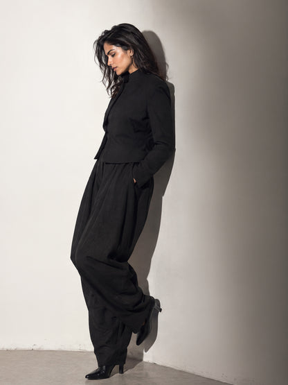 Black 3-Piece Tailored Co-ord Set