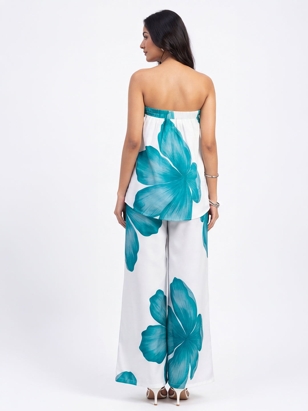 Exude Azure Bloom Co-Ord Set