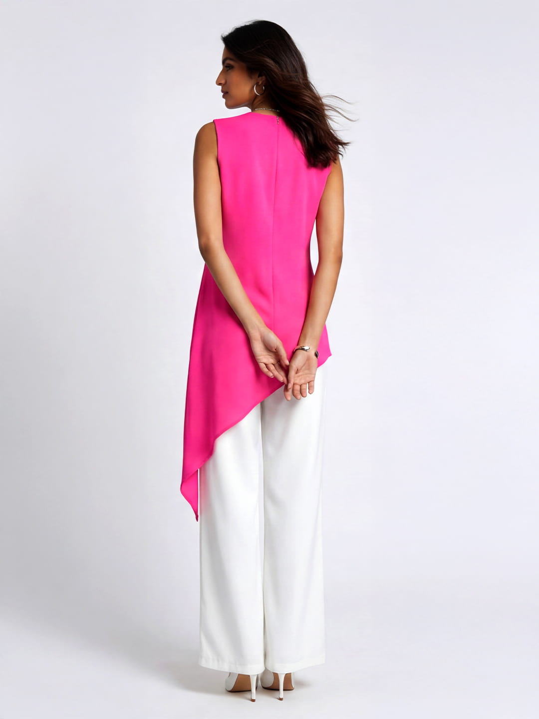 Flora Pop Drape Tunic Set