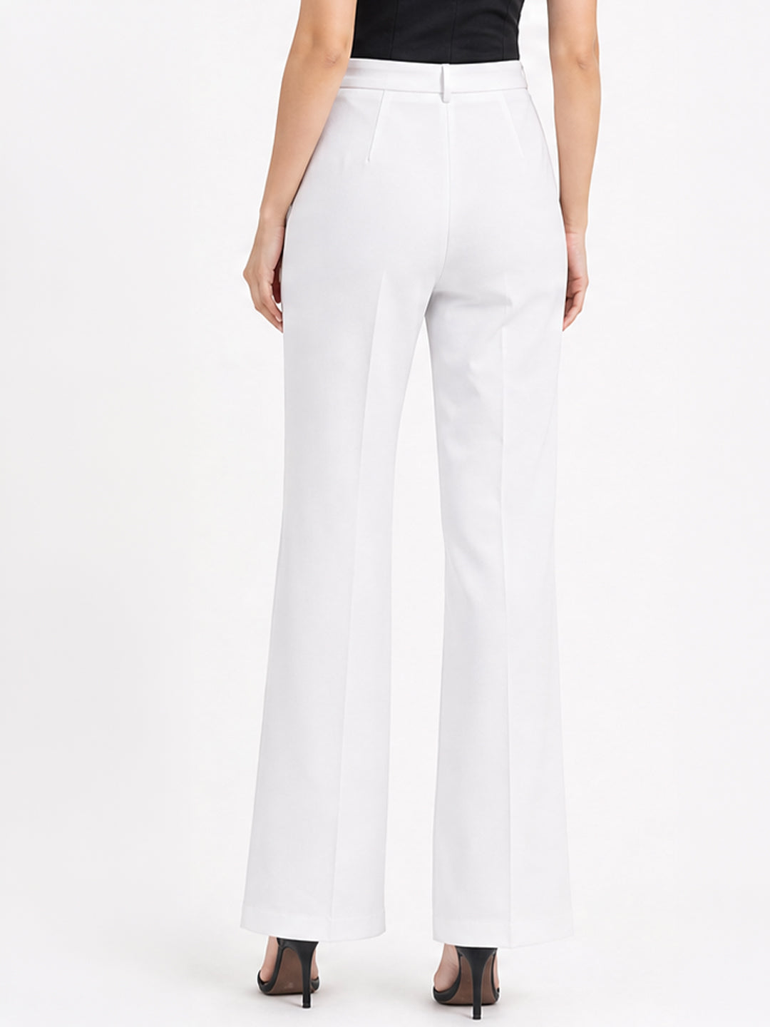 High-Waist Tailored Trousers