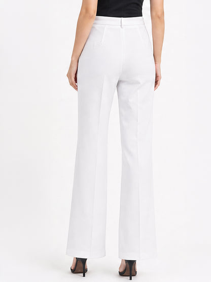 High-Waist Tailored Trousers
