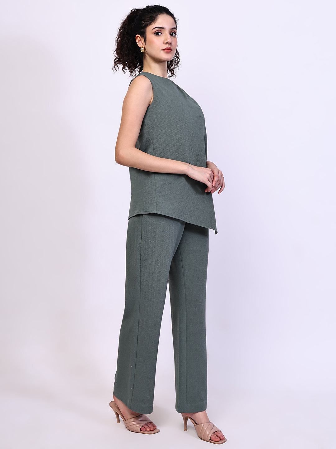 Exude Unbreakable Rivera Overlay Co-ord Set (Pista Green)