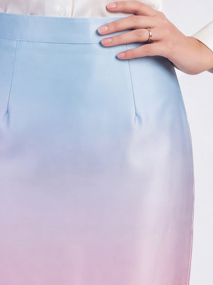 Exude Blush Ombre Skirt