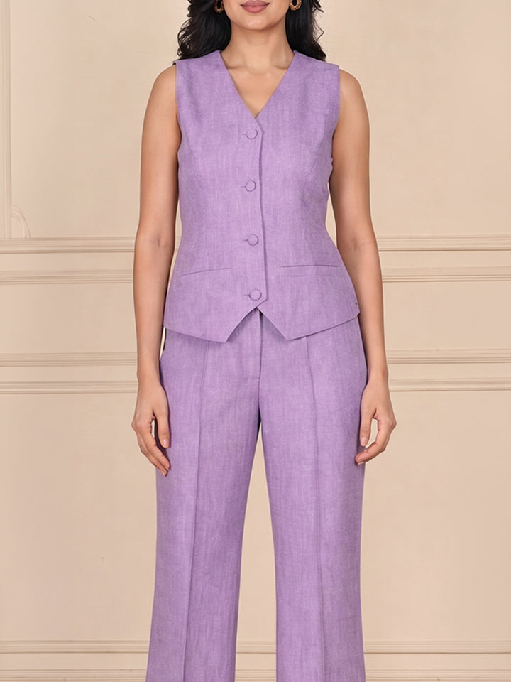 Exude A-Line Blazer Lilac