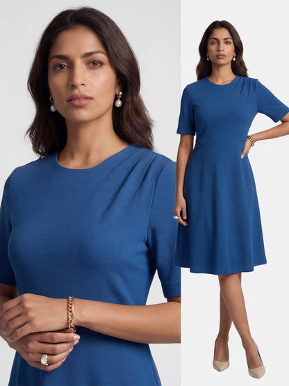 Exude Elara Structured Dress