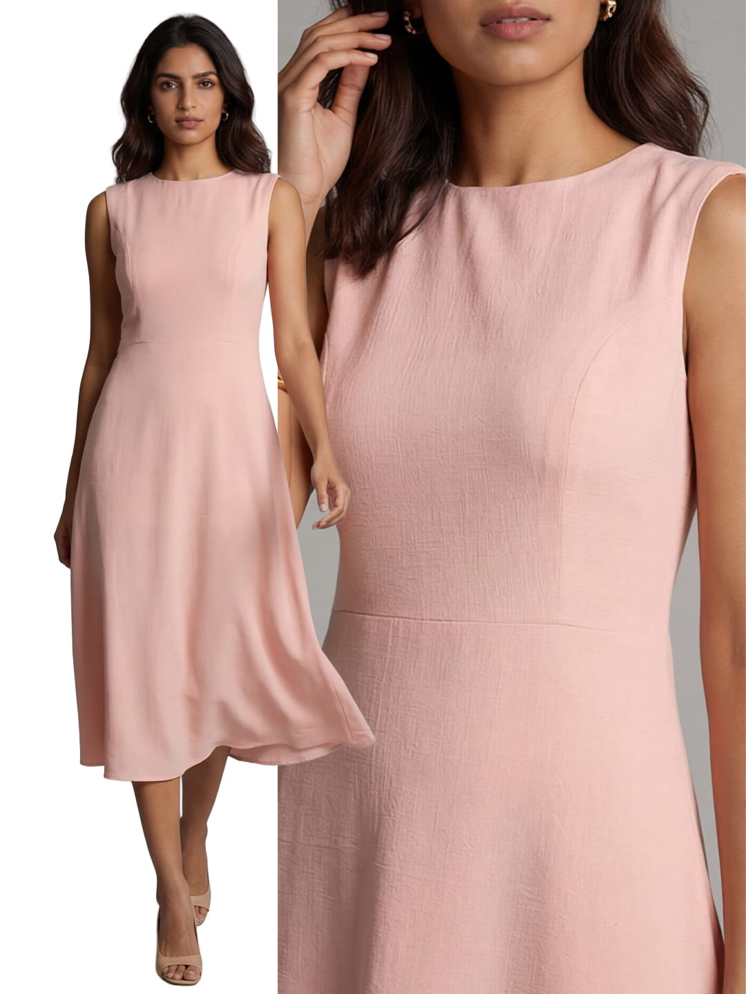 Exude Petal Fit &amp; Flare Dress