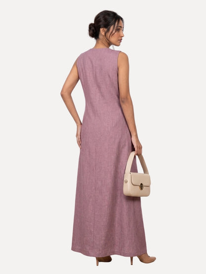 Exude Luxe Linen Set Lilac