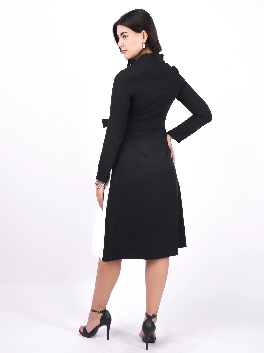 Exude Harmony Pleat Wrap Dresses