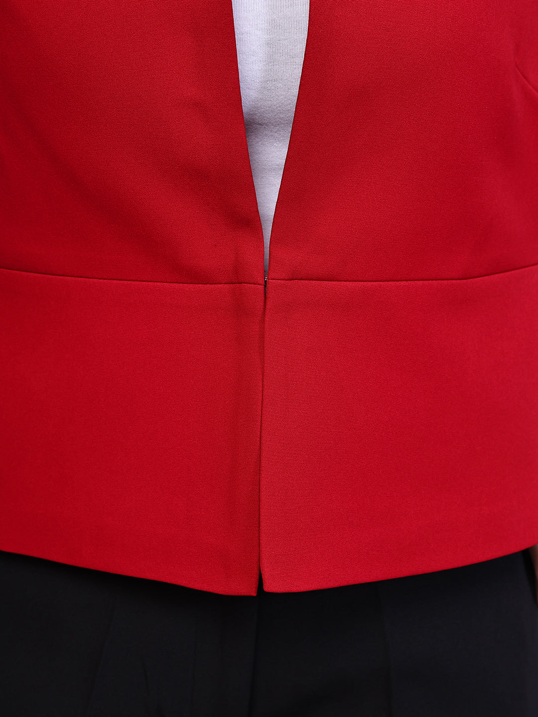 Exude Reign Peplum Short Blazer (Red)