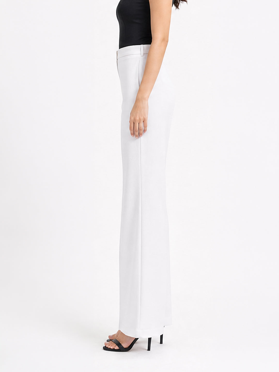 High-Waist Tailored Trousers