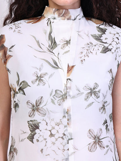Exude Vibrance Open Back Midi Dress White Dresses