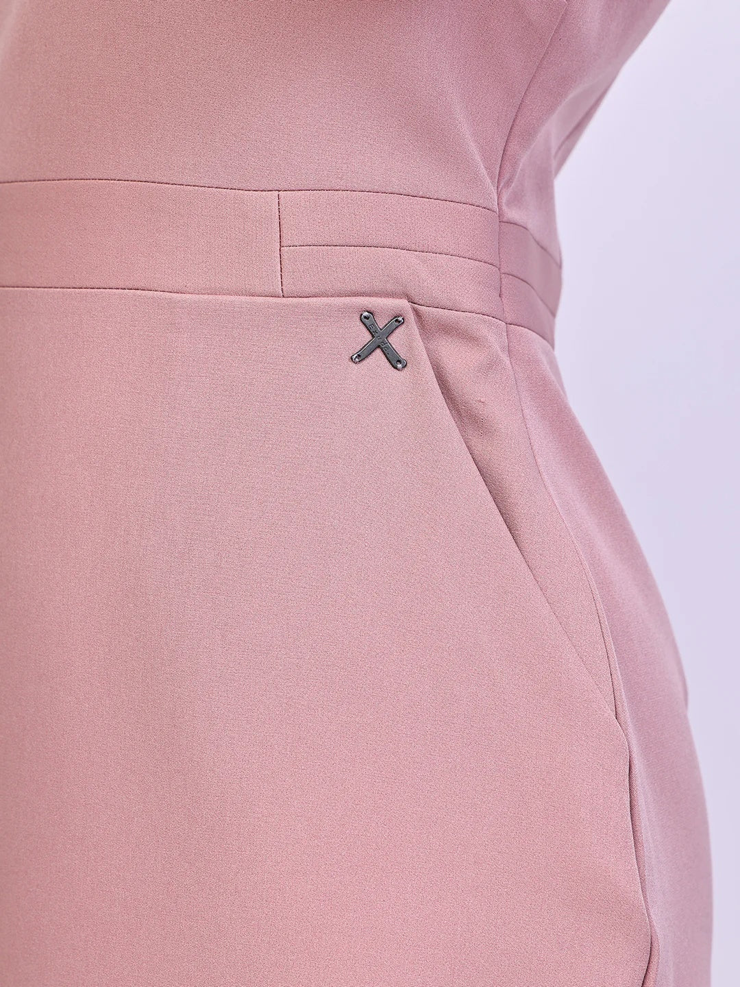 Exude Composure Sheath Dress Dusky Pink Dresses