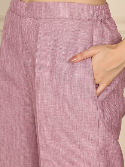 Exude Luxe Linen Set Lilac