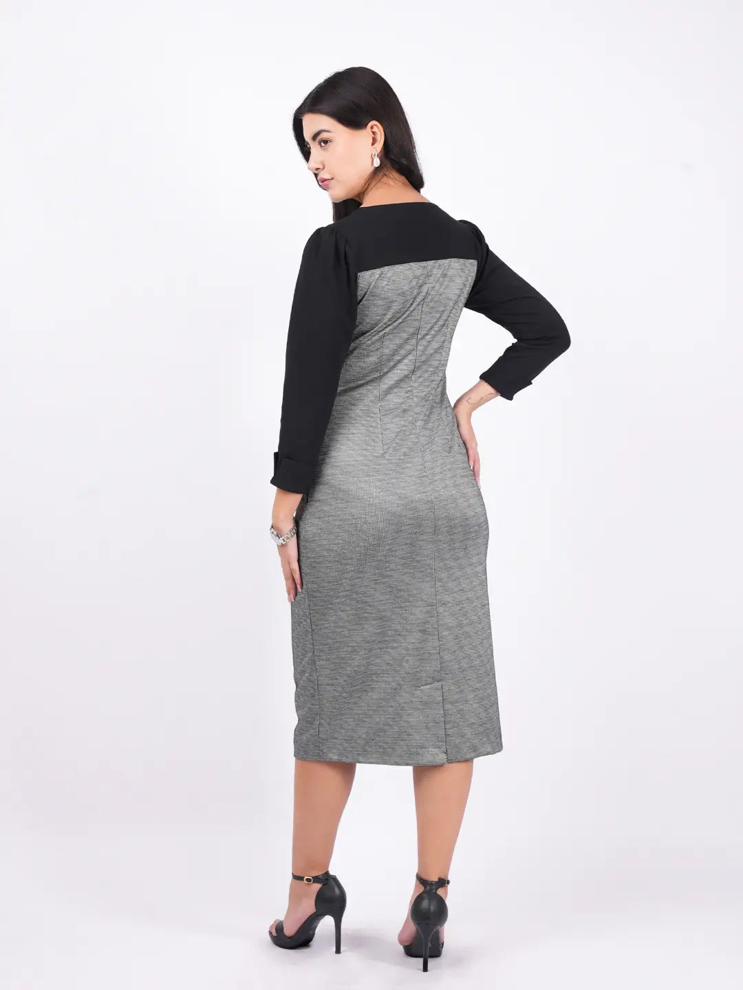 Exude Urban Edge Panel Dress Dresses