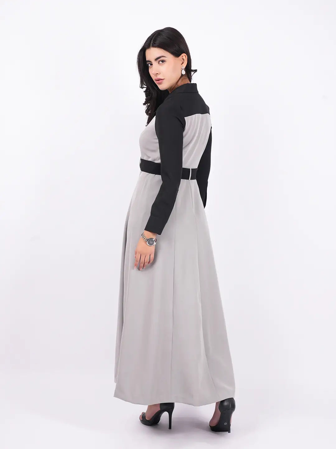 Exude Runway Trench Dress Dresses
