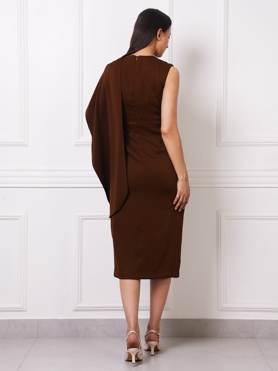 Exude Lennox Cape Dress