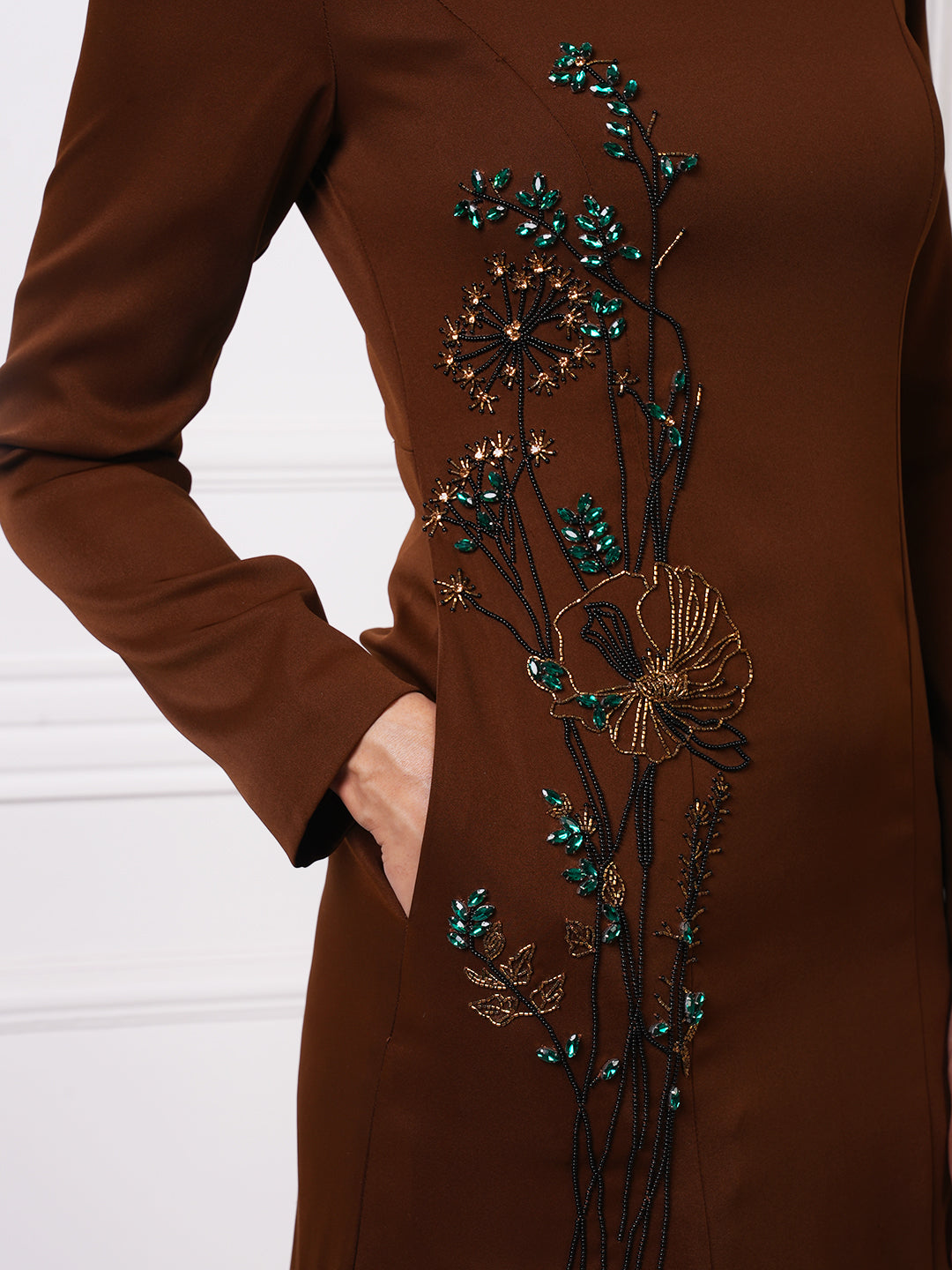 Exude Celeste Embellished Mini Dress