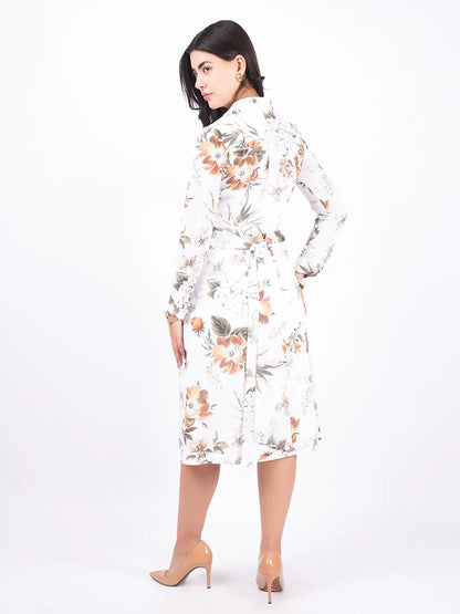 Exude Meadowlight Floral Midi Dress Dresses