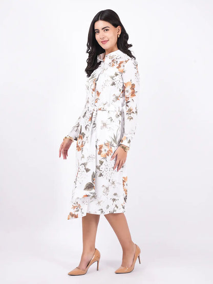 Exude Meadowlight Floral Midi Dress Dresses