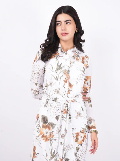 Exude Meadowlight Floral Midi Dress Dresses