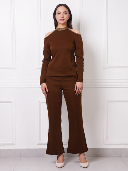 Exude Monaco Flare Trousers