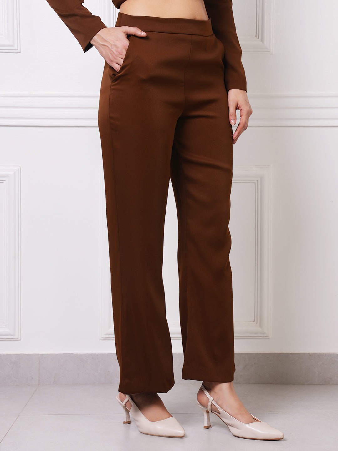 Exude Monaco Flare Trousers