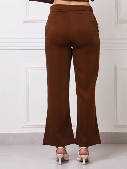 Exude Monaco Flare Trousers