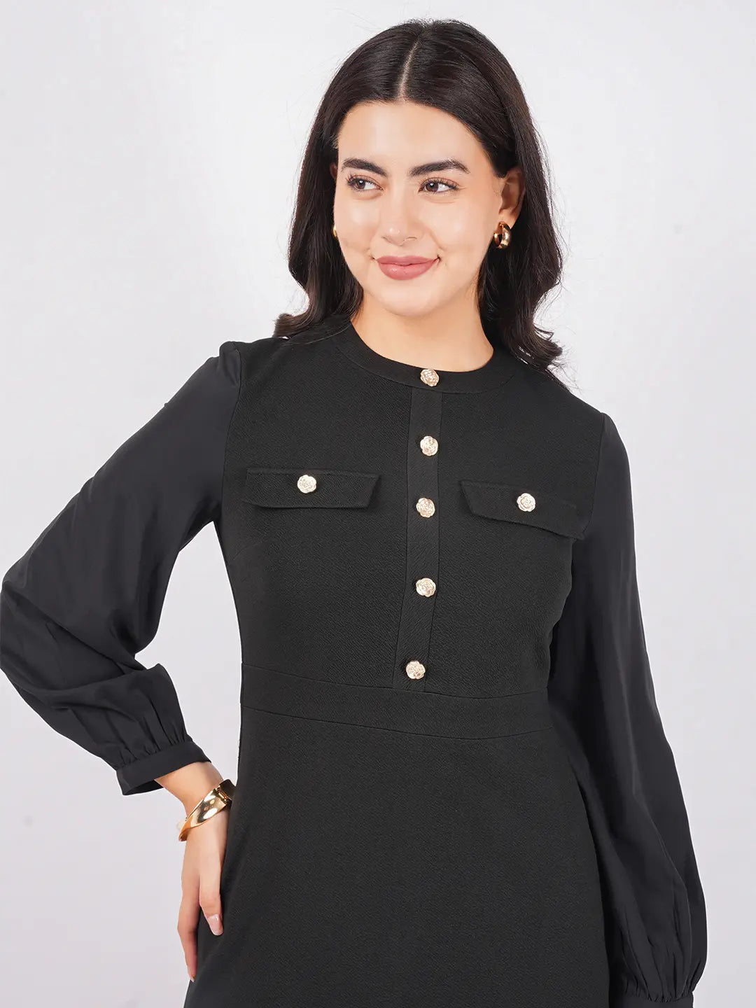 Exude Rivera Pocket Midi Dress Dresses