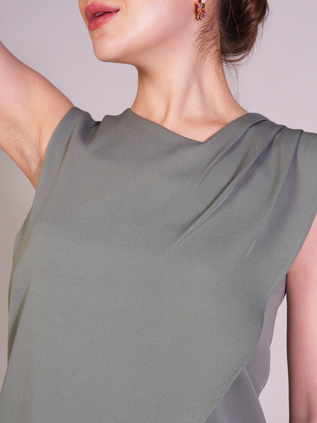 Exude Unbreakable Marina Overlay Co-ord Set (Pista Green)