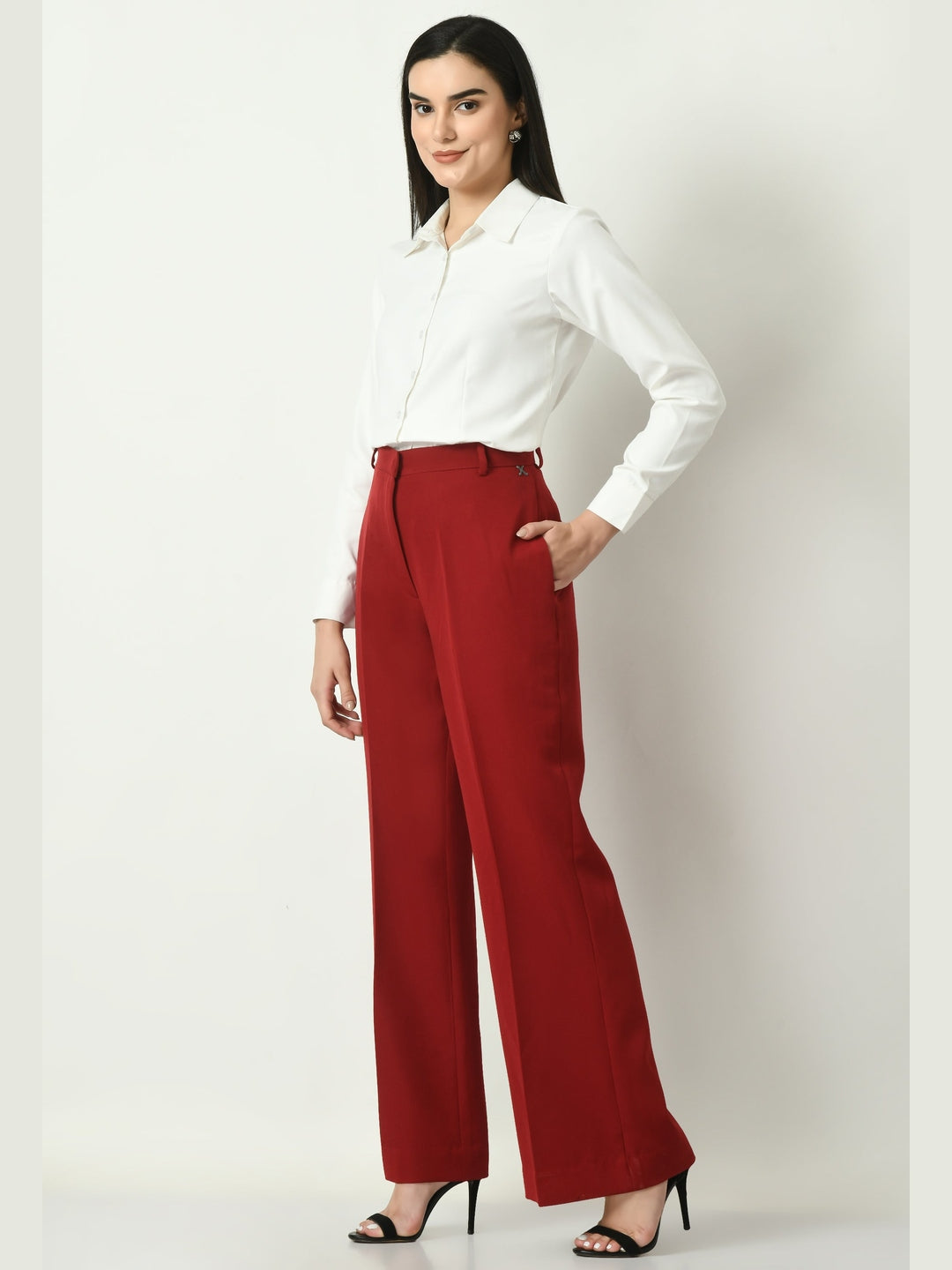 Exude Charisma Long Sleeves Formal Shirt White Shirts