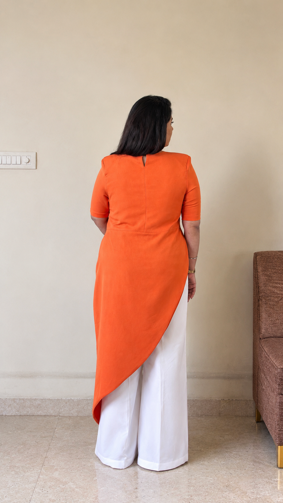 Sunrise Asymmetric Tunic &amp; Palazzo Co-ord Set