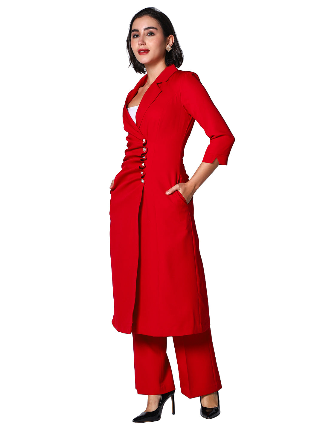 Exude Radiant Rouge Power Suit Set