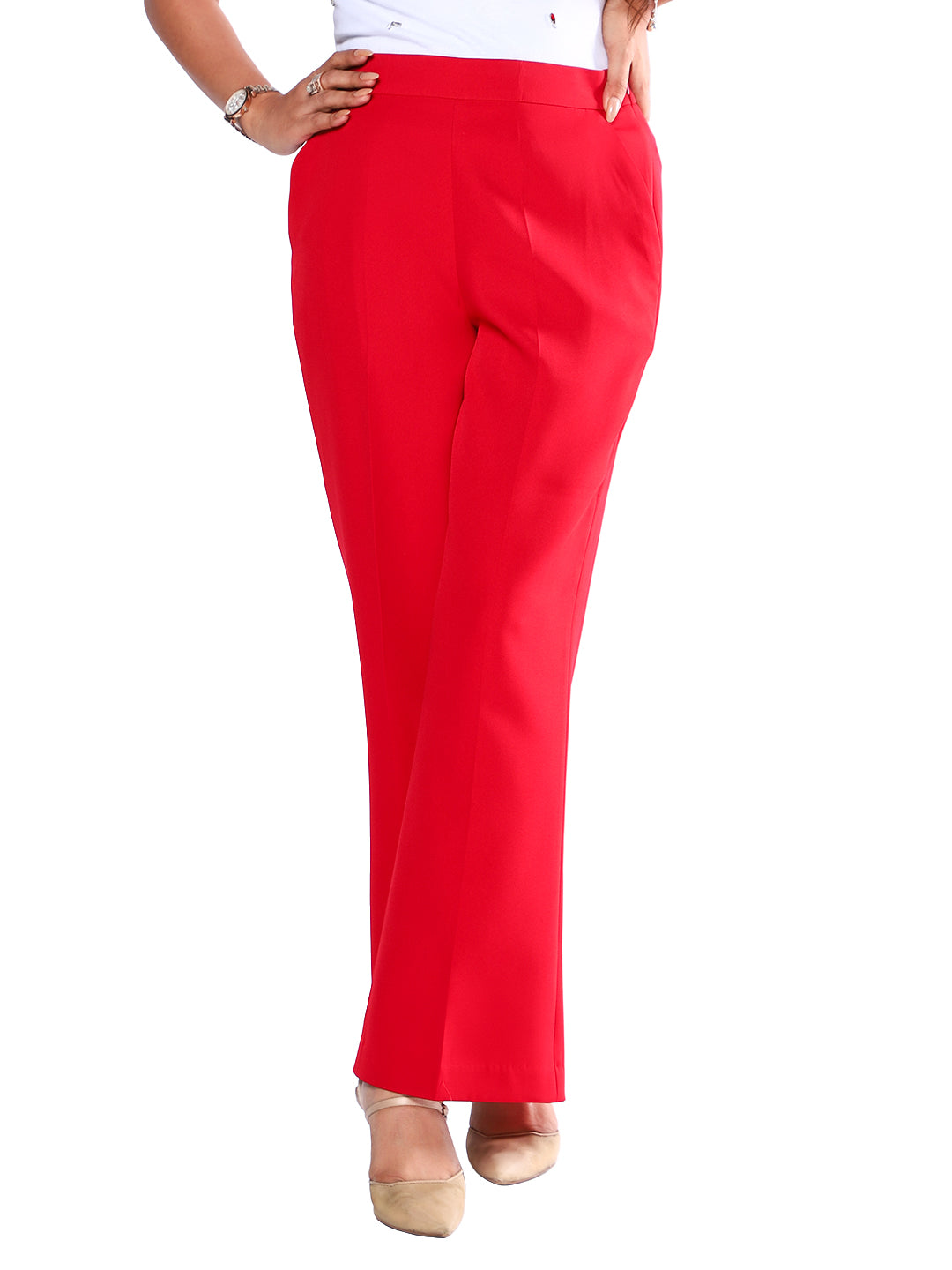 Exude Statement Boot Cut Trouser Trousers
