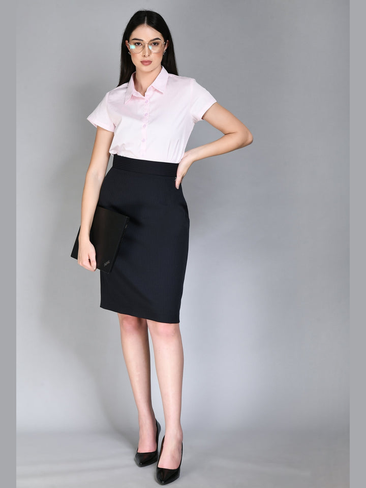 Exude Creativity Cap Sleeves Shirt Blush Pink Shirts