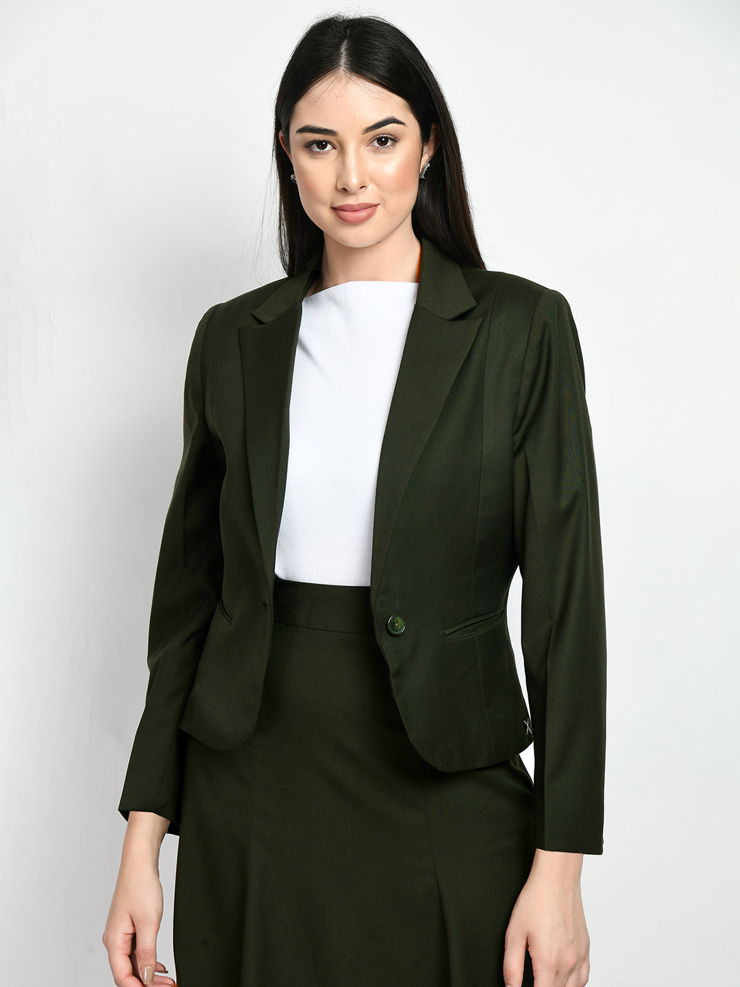 Buy Forever New Khaki Olive Isla Wrap Pencil Skirt for Women Online  Tata  CLiQ